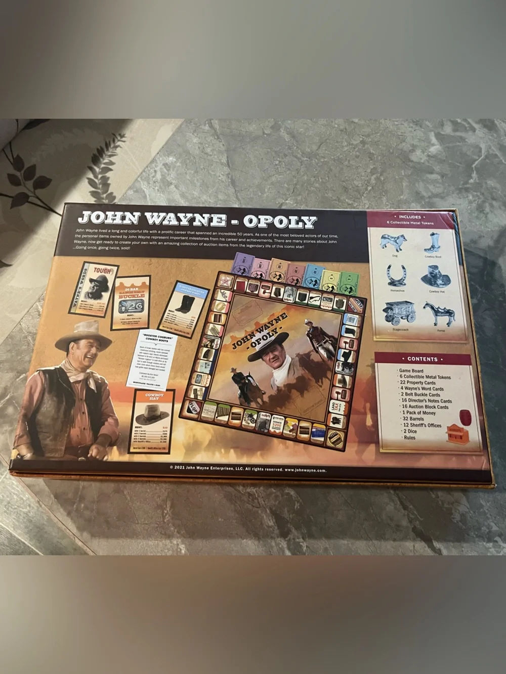 John Wayne-Opoly Board Game